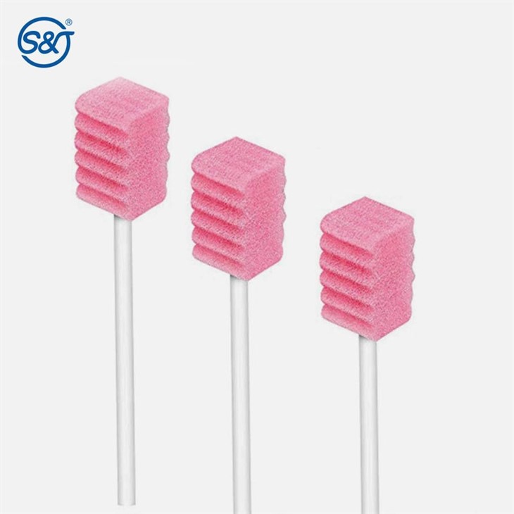 Disposable Sponge Brush Oral Care Swabs